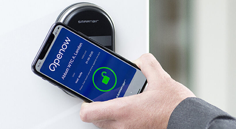 With Openow from SMARTair your mobile phone becomes a secure virtual key